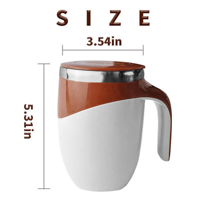 Self Stirring  Automatic Mixing Coffee Tea Mug 380 ml/12.85 oz